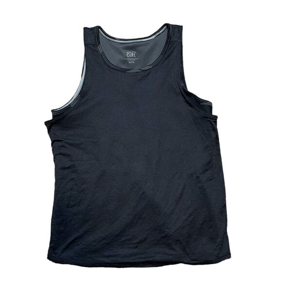 ATHLETA GIRL Tandem Tank Black Camo Size XL / Size 14 - Picture 3 of 9